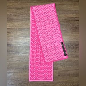 Pink Coach scarf